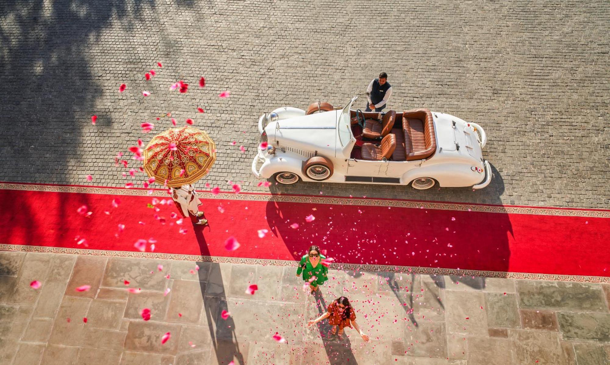 Hotel Fairmont Džajpur Exteriér fotografie Wedding in the center of the city
